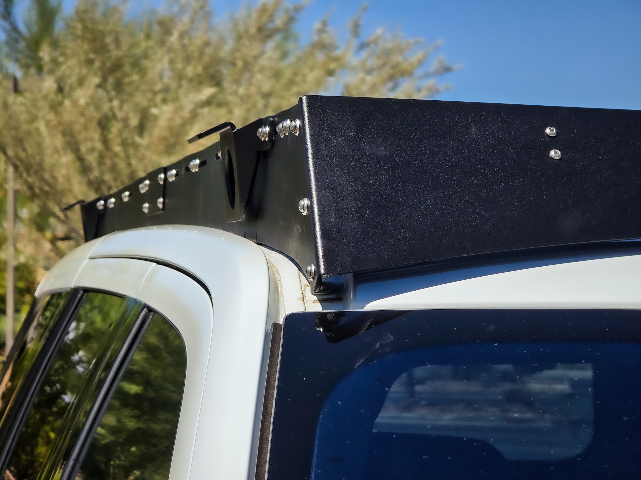 Kingdom bolt-on roof rack handle pair compatible with most off-road and overlanding roof racks